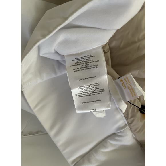 Lole Snow Ski Pants Women XL White Quilted Knee Zip Hand Pockets Snowboarding - Picture 6 of 16